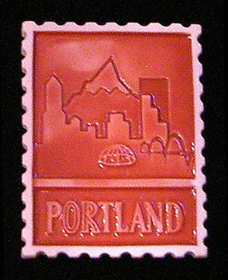 Portland skyline magnet